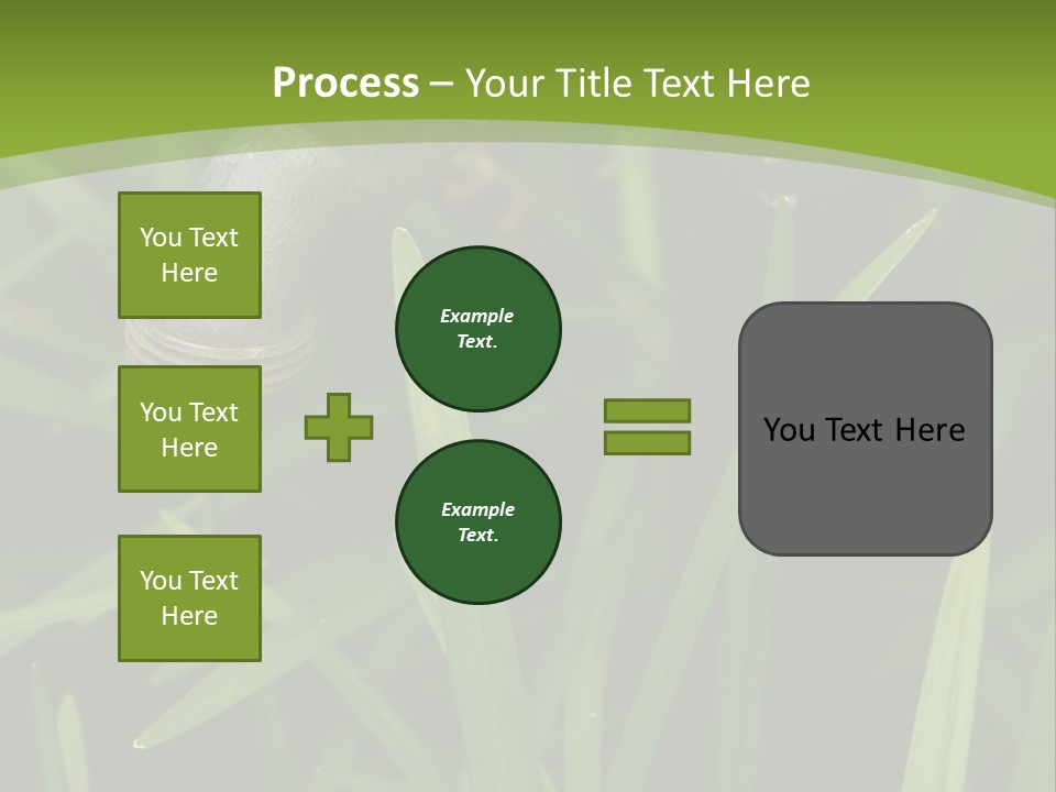 Turn Object Metallic PowerPoint Template