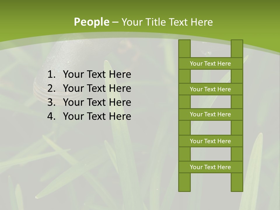 Turn Object Metallic PowerPoint Template