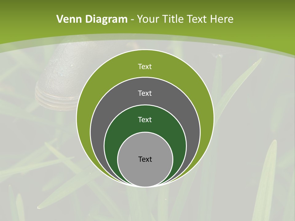 Turn Object Metallic PowerPoint Template