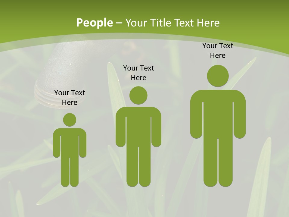 Turn Object Metallic PowerPoint Template