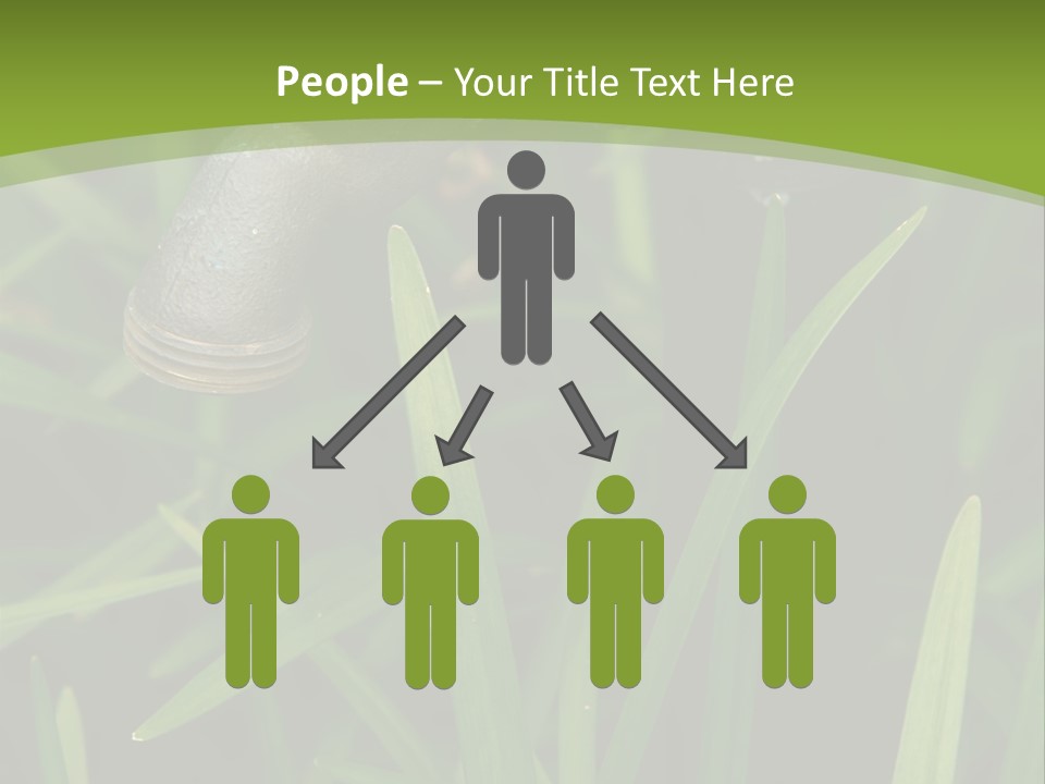 Turn Object Metallic PowerPoint Template