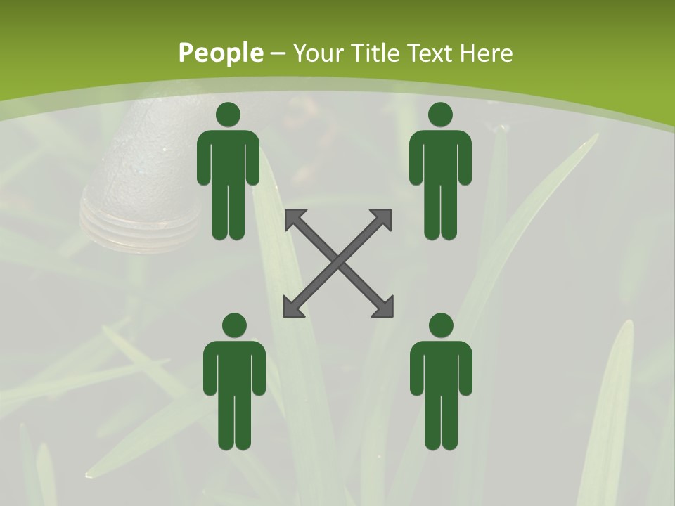 Turn Object Metallic PowerPoint Template