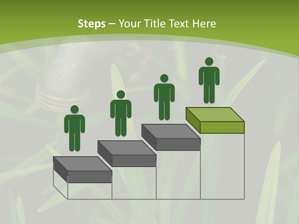 Turn Object Metallic PowerPoint Template