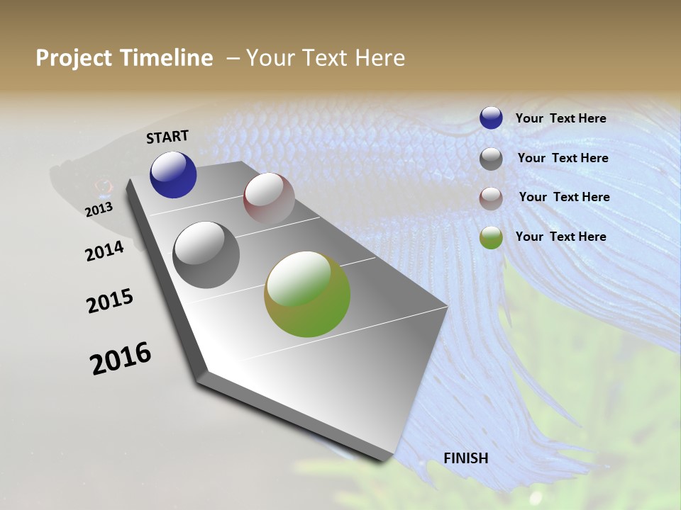 Fight Sea Vertebrate PowerPoint Template