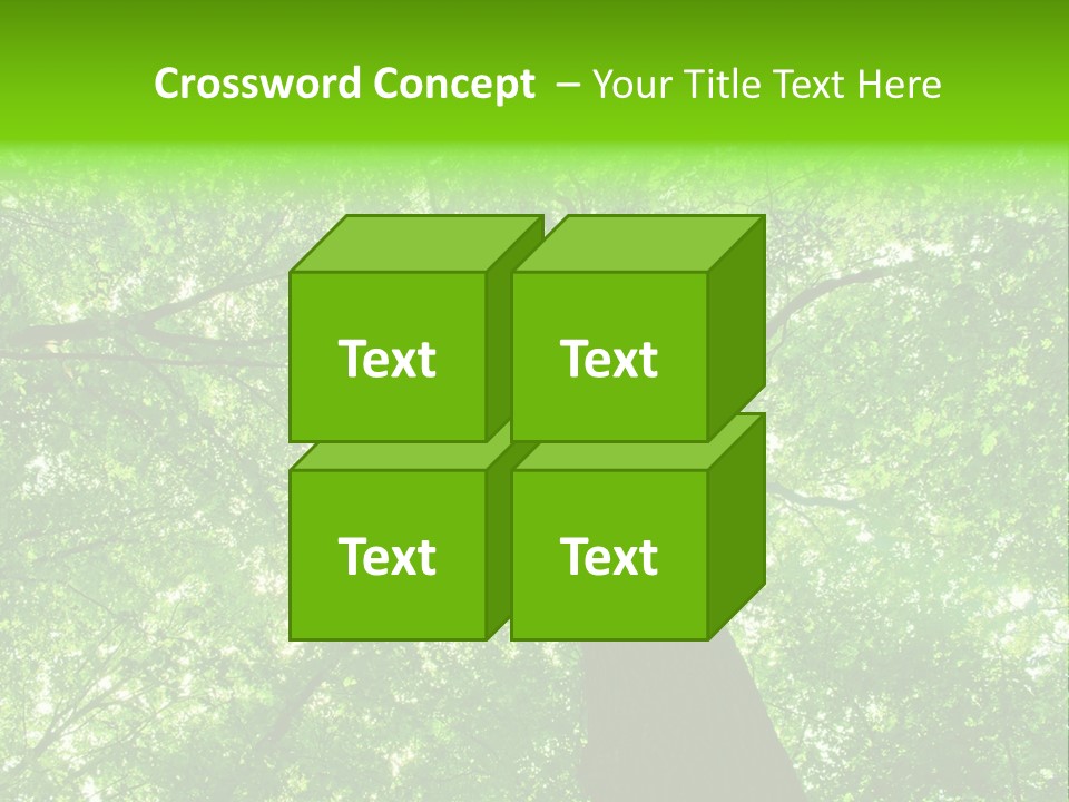 Wood Green Day PowerPoint Template