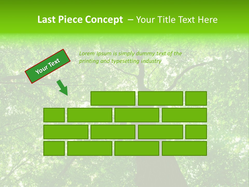 Wood Green Day PowerPoint Template
