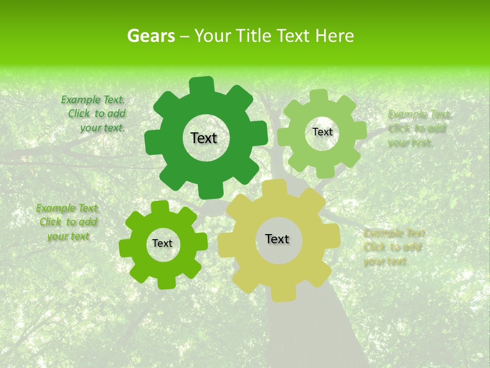 Wood Green Day PowerPoint Template