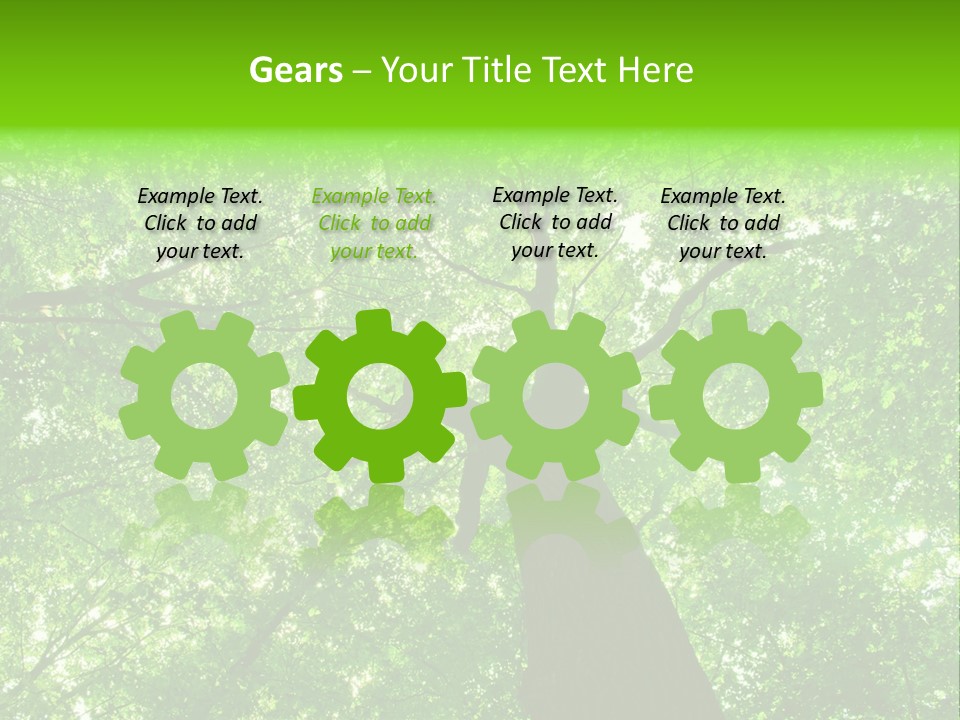 Wood Green Day PowerPoint Template