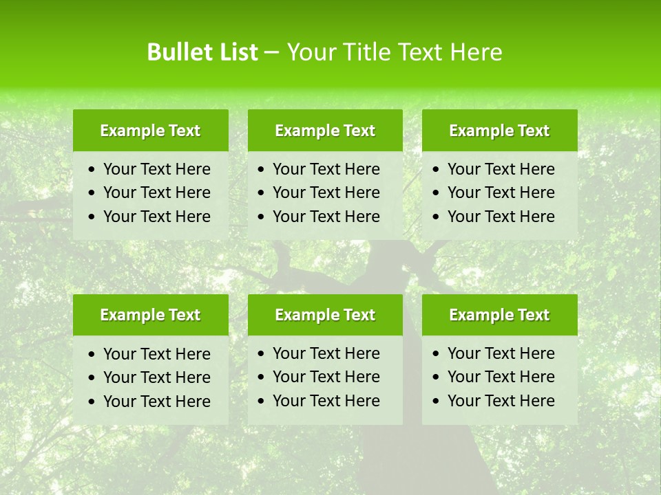 Wood Green Day PowerPoint Template