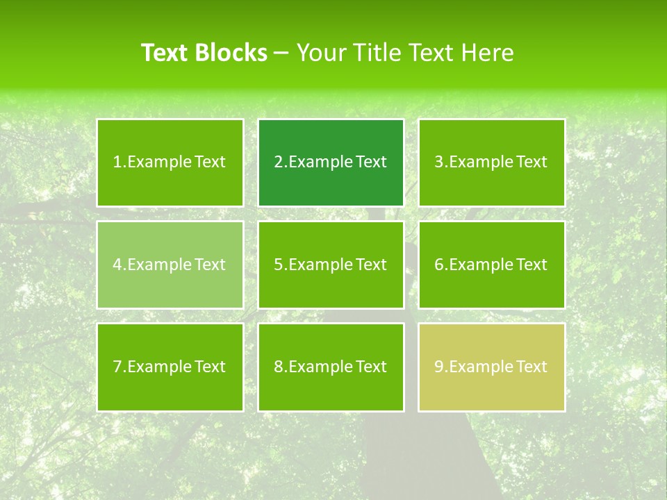 Wood Green Day PowerPoint Template