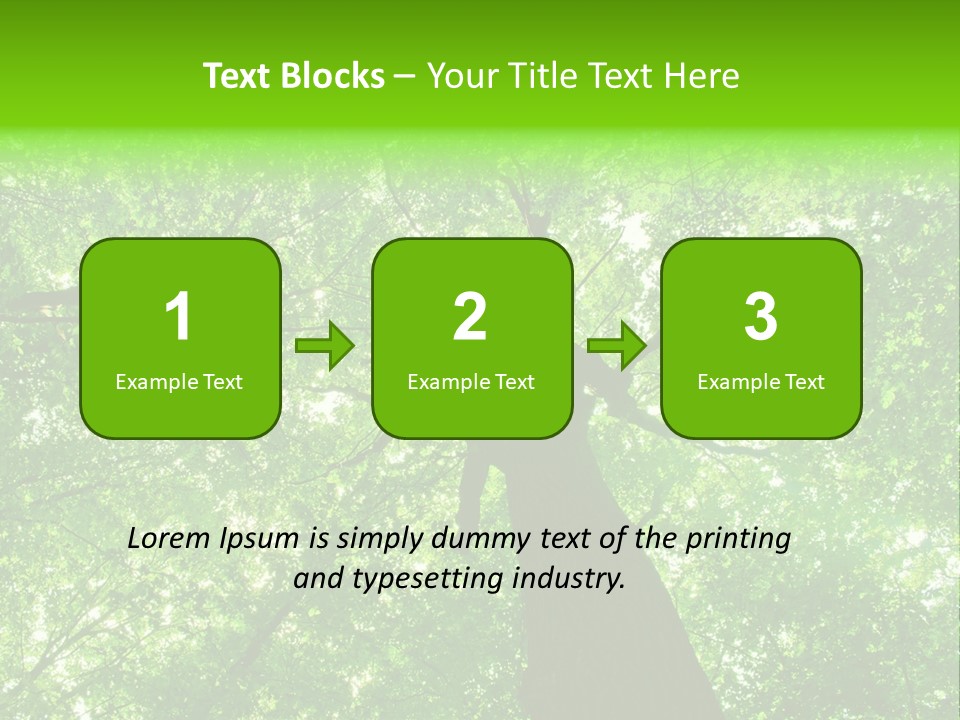 Wood Green Day PowerPoint Template