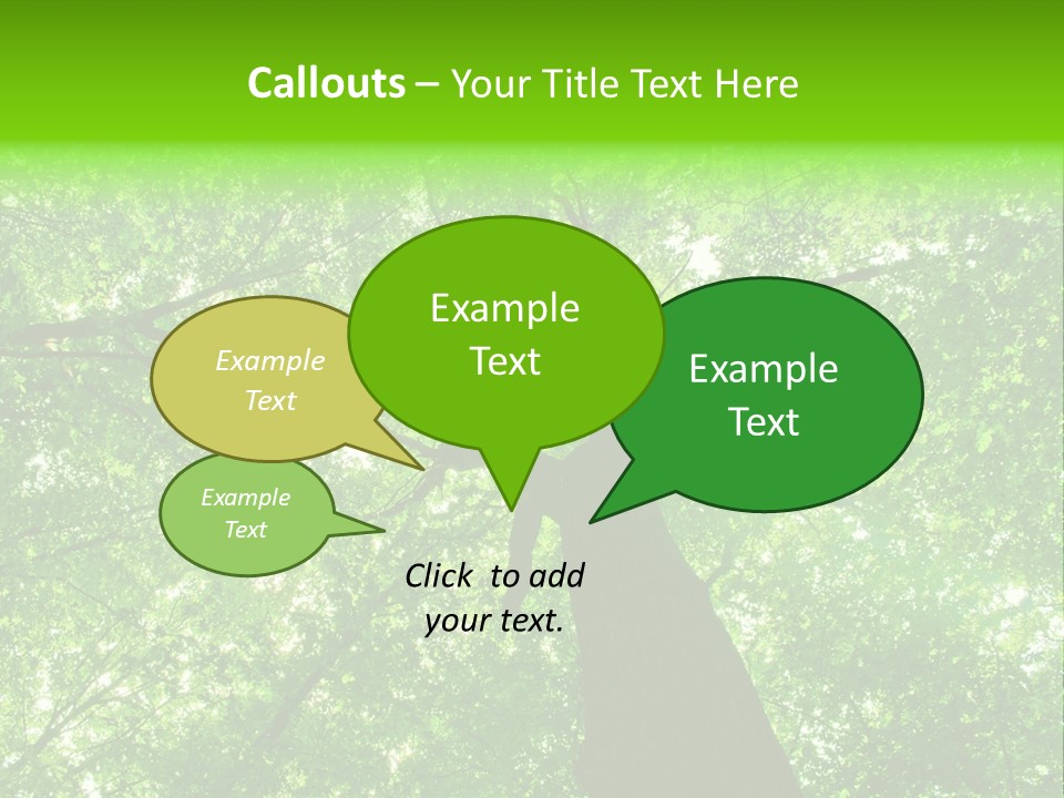 Wood Green Day PowerPoint Template