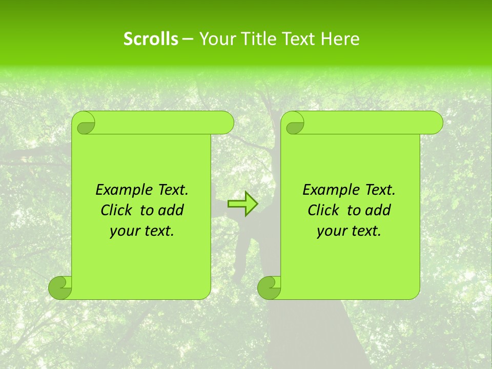 Wood Green Day PowerPoint Template