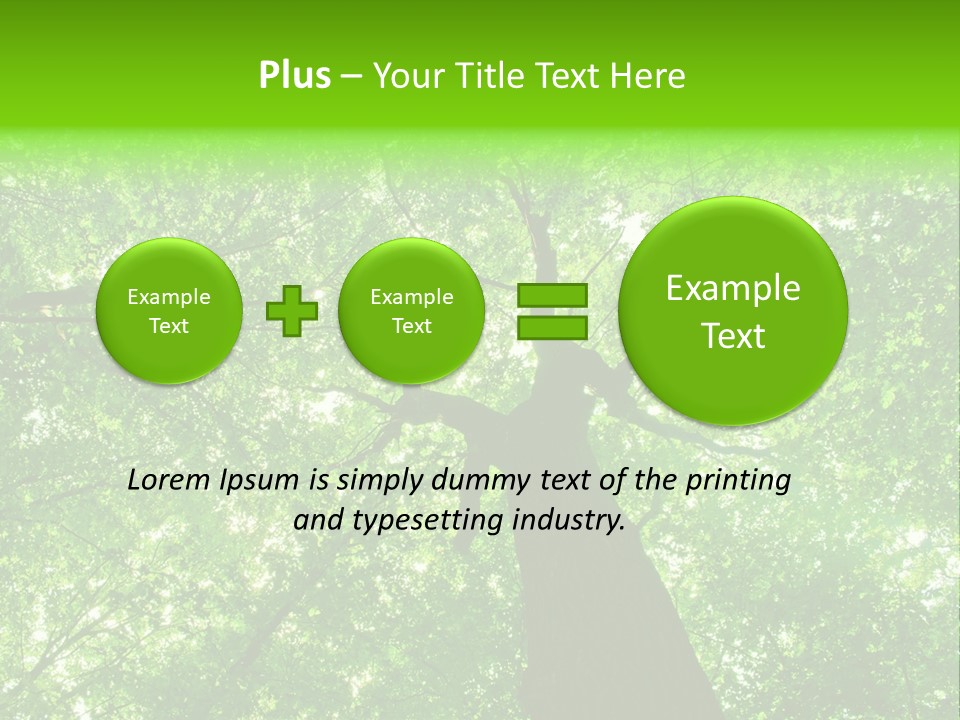 Wood Green Day PowerPoint Template
