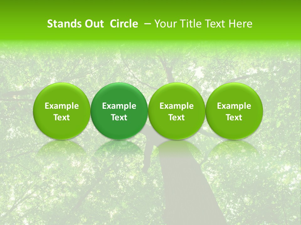 Wood Green Day PowerPoint Template