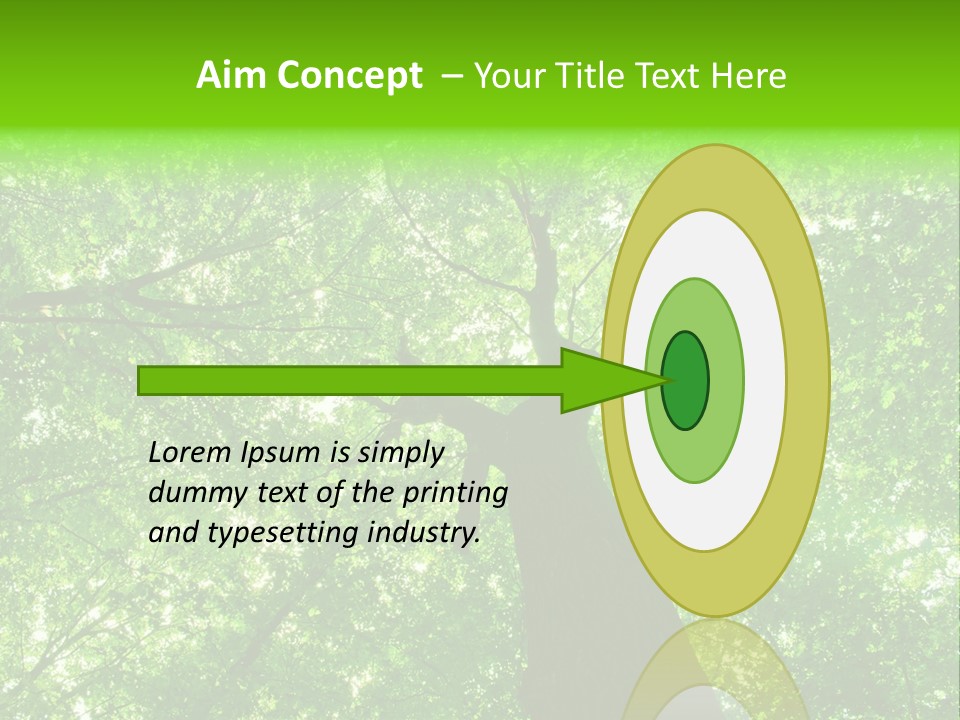 Wood Green Day PowerPoint Template