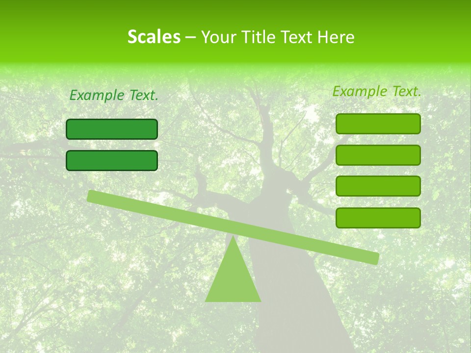 Wood Green Day PowerPoint Template