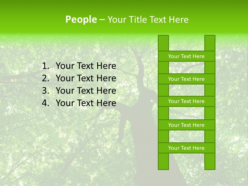 Wood Green Day PowerPoint Template