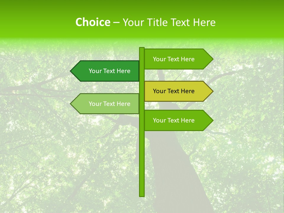Wood Green Day PowerPoint Template