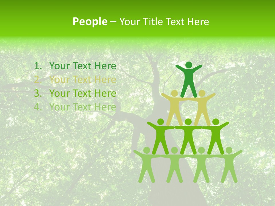 Wood Green Day PowerPoint Template