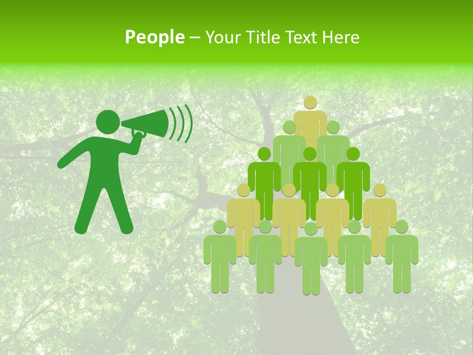 Wood Green Day PowerPoint Template