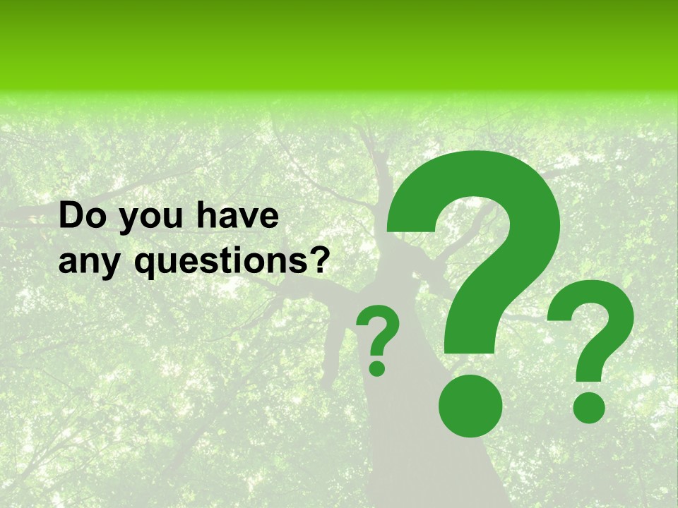 Wood Green Day PowerPoint Template