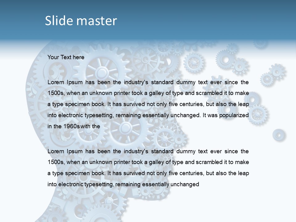 Creativity Planning Transfer PowerPoint Template