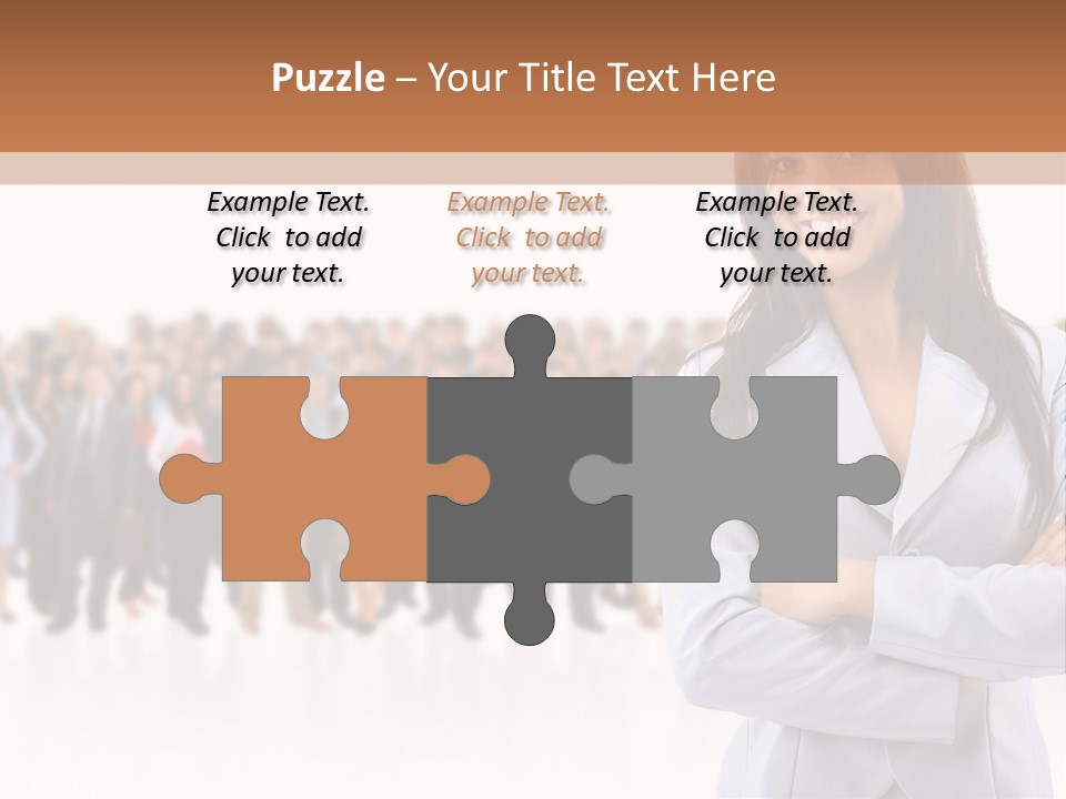 Light Professional People PowerPoint Template