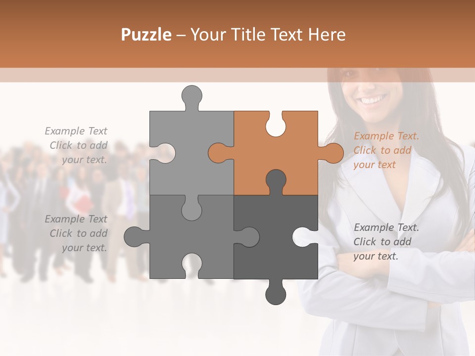 Light Professional People PowerPoint Template