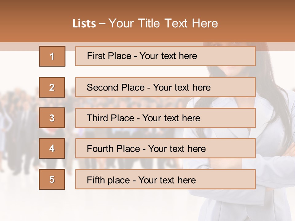 Light Professional People PowerPoint Template