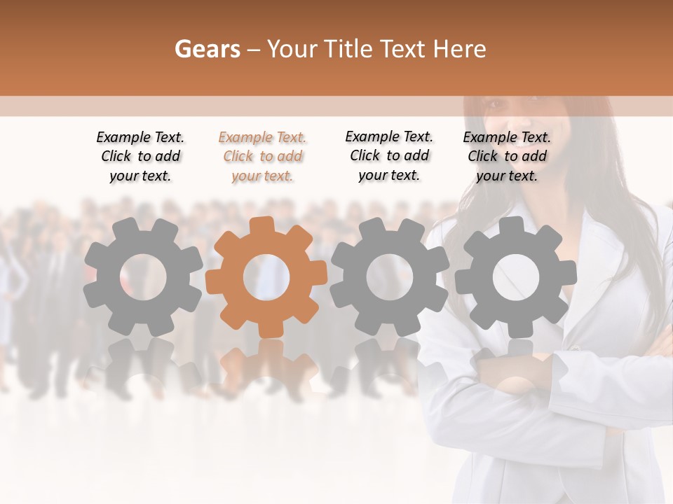 Light Professional People PowerPoint Template