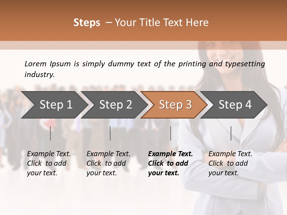 Light Professional People PowerPoint Template
