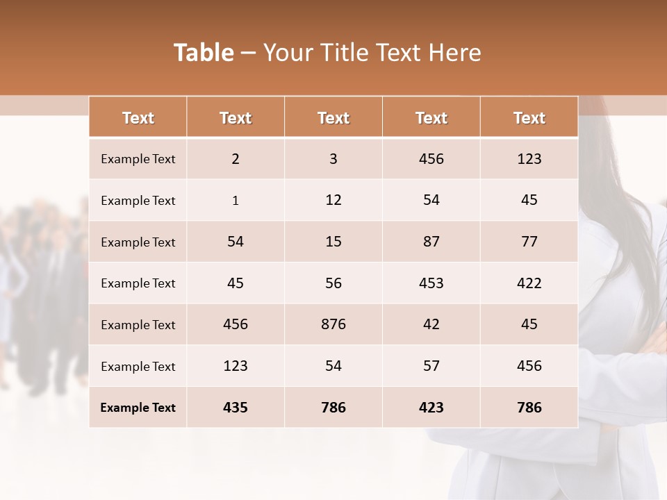 Light Professional People PowerPoint Template