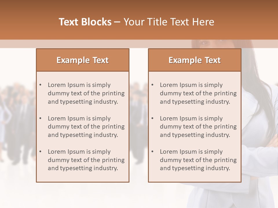 Light Professional People PowerPoint Template