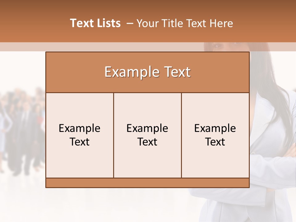 Light Professional People PowerPoint Template