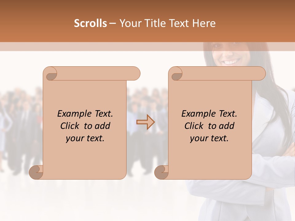 Light Professional People PowerPoint Template
