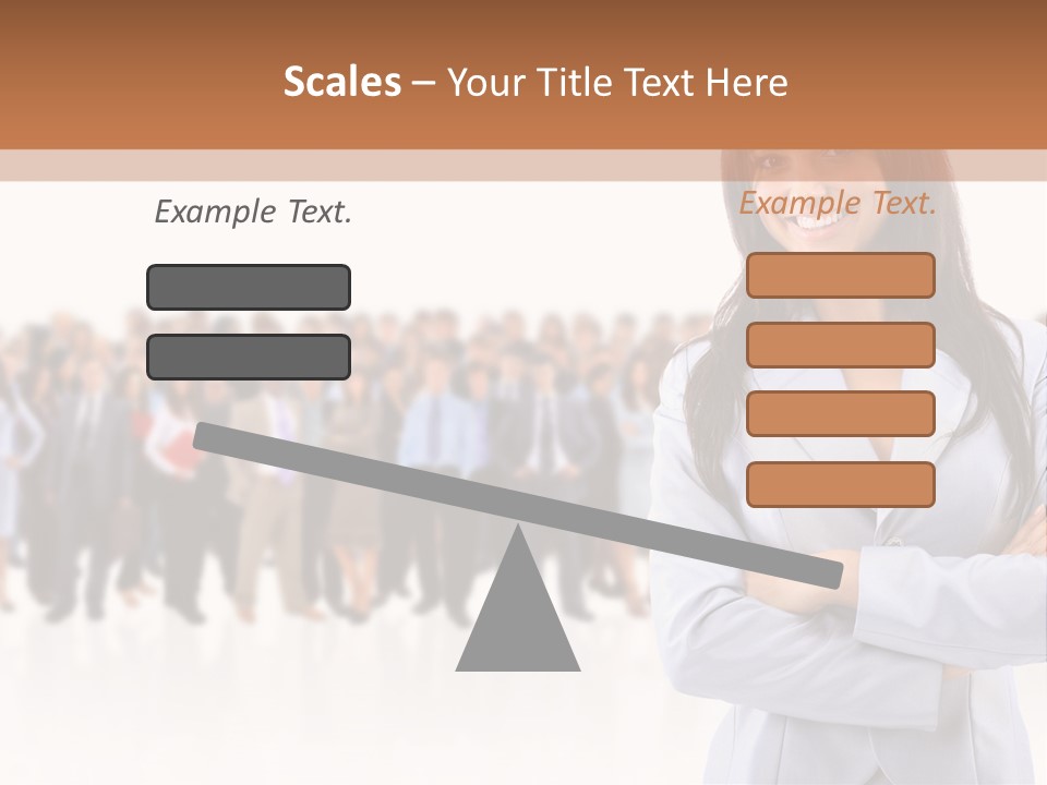 Light Professional People PowerPoint Template