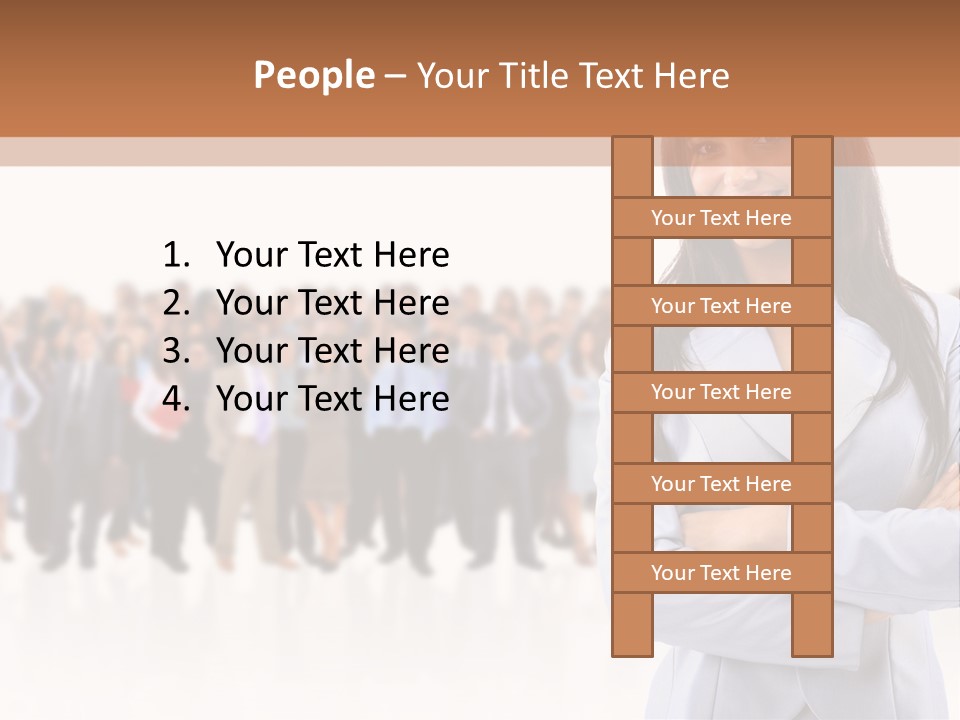 Light Professional People PowerPoint Template