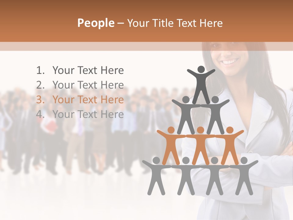 Light Professional People PowerPoint Template