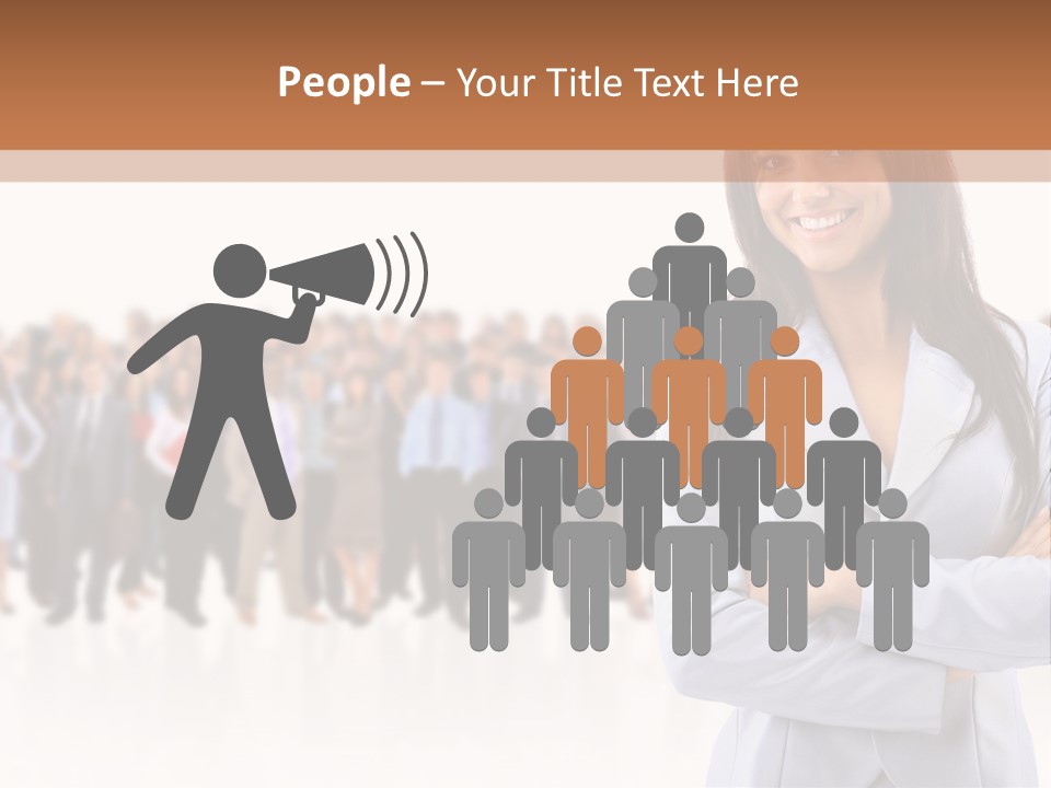 Light Professional People PowerPoint Template
