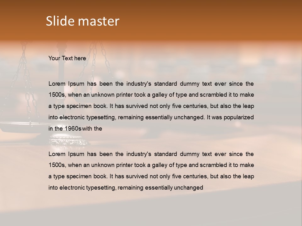 Measure Concept Crime PowerPoint Template