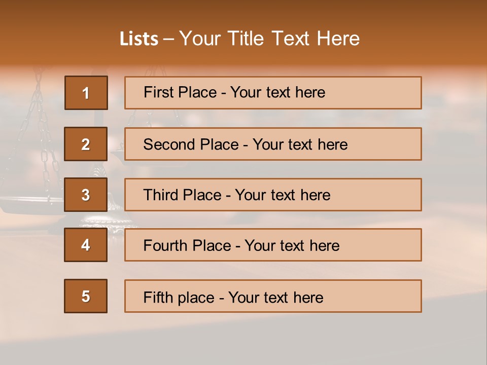 Measure Concept Crime PowerPoint Template