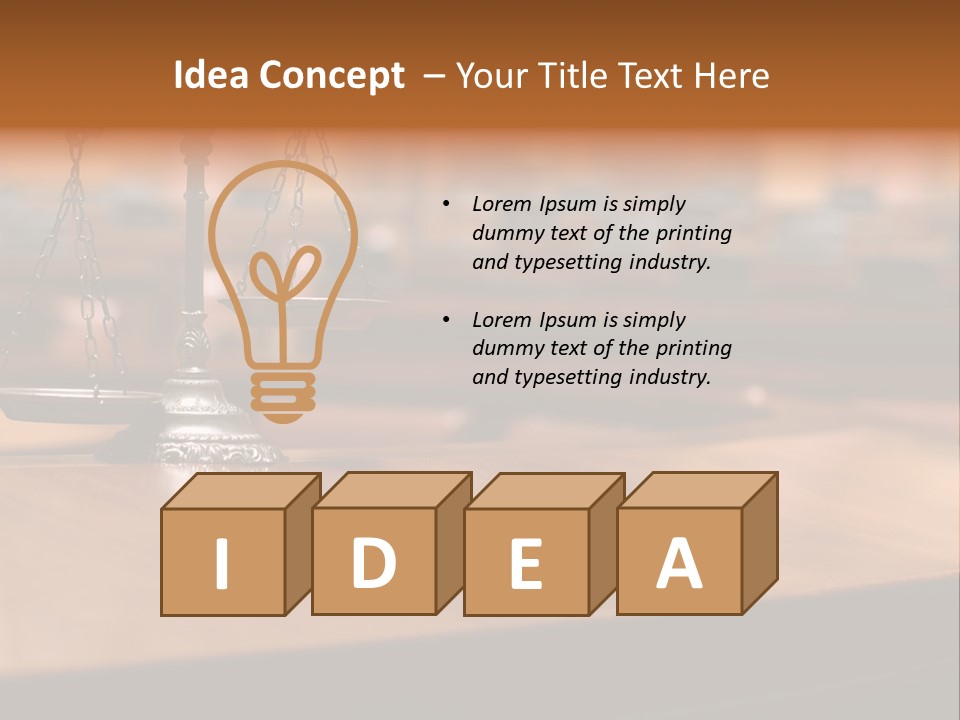 Measure Concept Crime PowerPoint Template