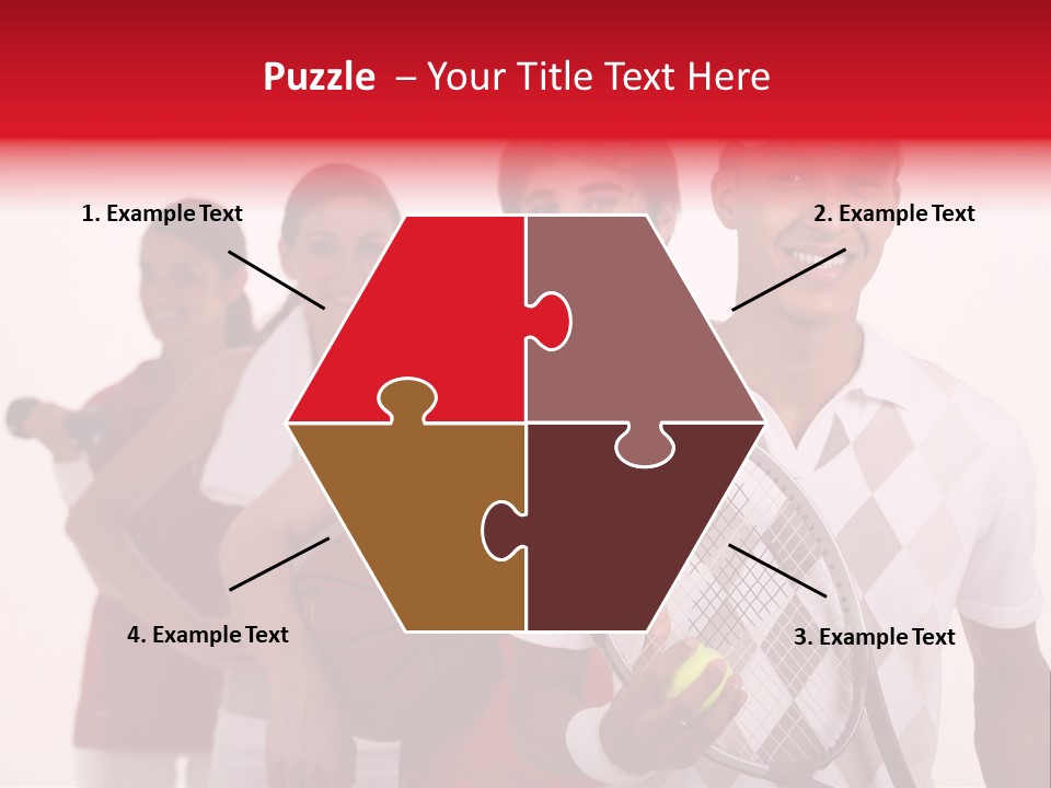 Team Exercise Sportswear PowerPoint Template