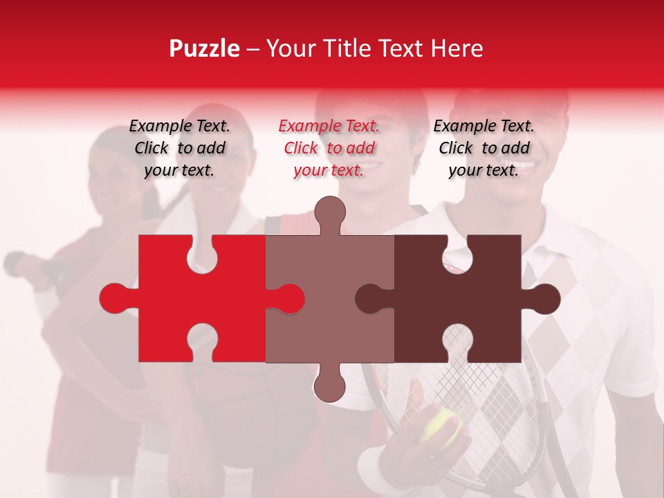 Team Exercise Sportswear PowerPoint Template