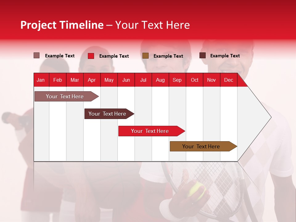 Team Exercise Sportswear PowerPoint Template