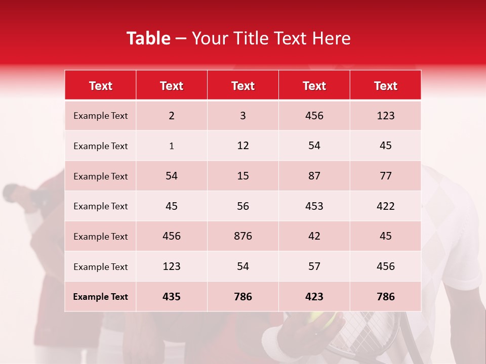 Team Exercise Sportswear PowerPoint Template