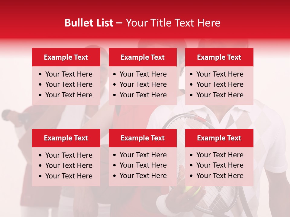 Team Exercise Sportswear PowerPoint Template