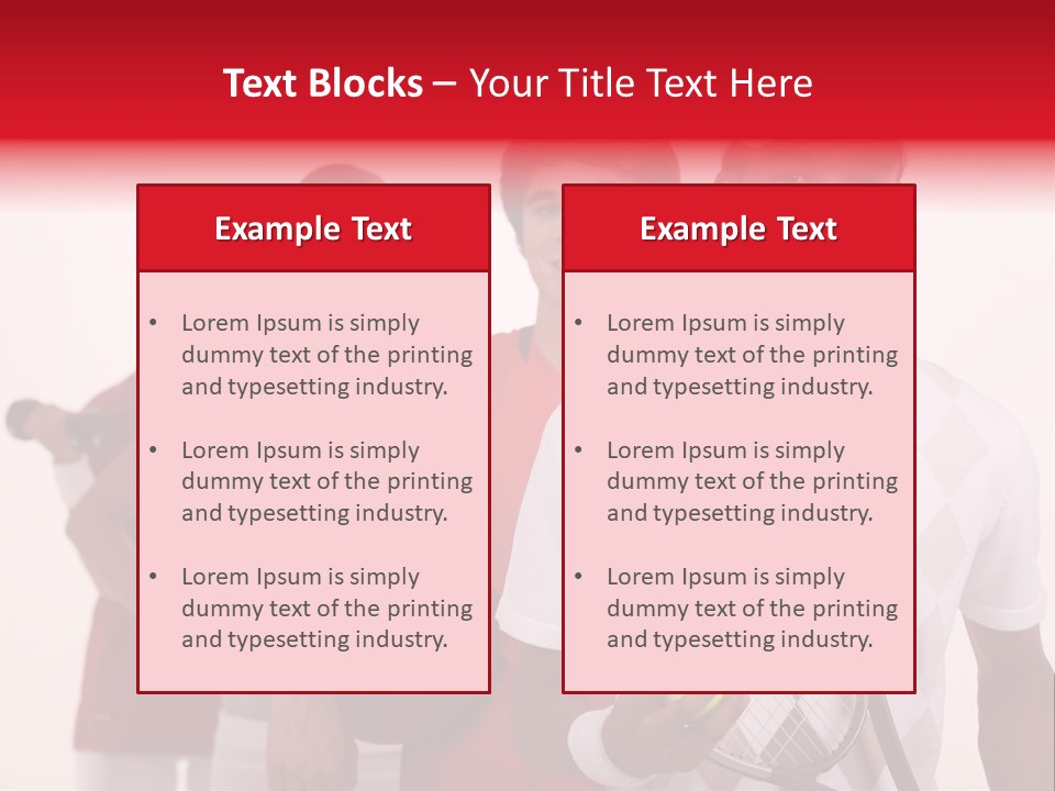 Team Exercise Sportswear PowerPoint Template