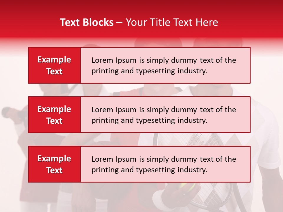 Team Exercise Sportswear PowerPoint Template